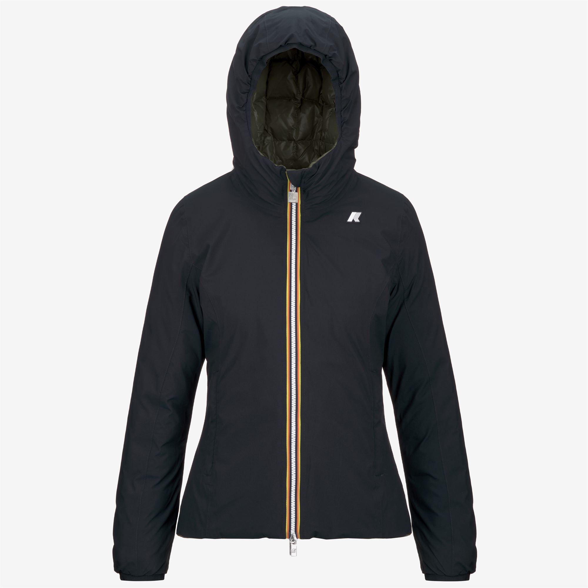 Jackets_WOMAN_LILY ST THERMO DOUBLE_Short_Blue D-Green C - Commercial 1