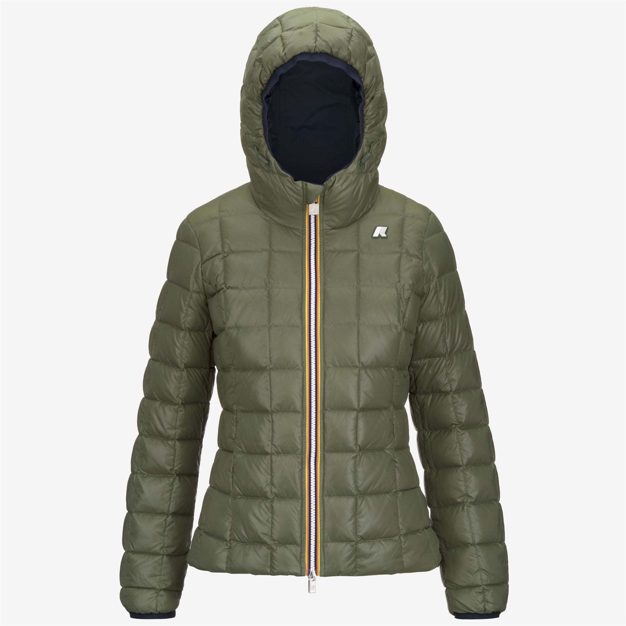 Jackets_WOMAN_LILY ST THERMO DOUBLE_Short_Blue D-Green C - Commercial 2