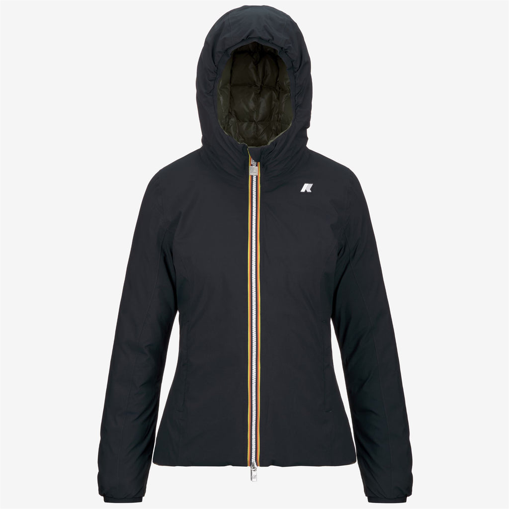 Jackets_WOMAN_LILY ST THERMO DOUBLE_Short_Blue D-Green C - Commercial 1