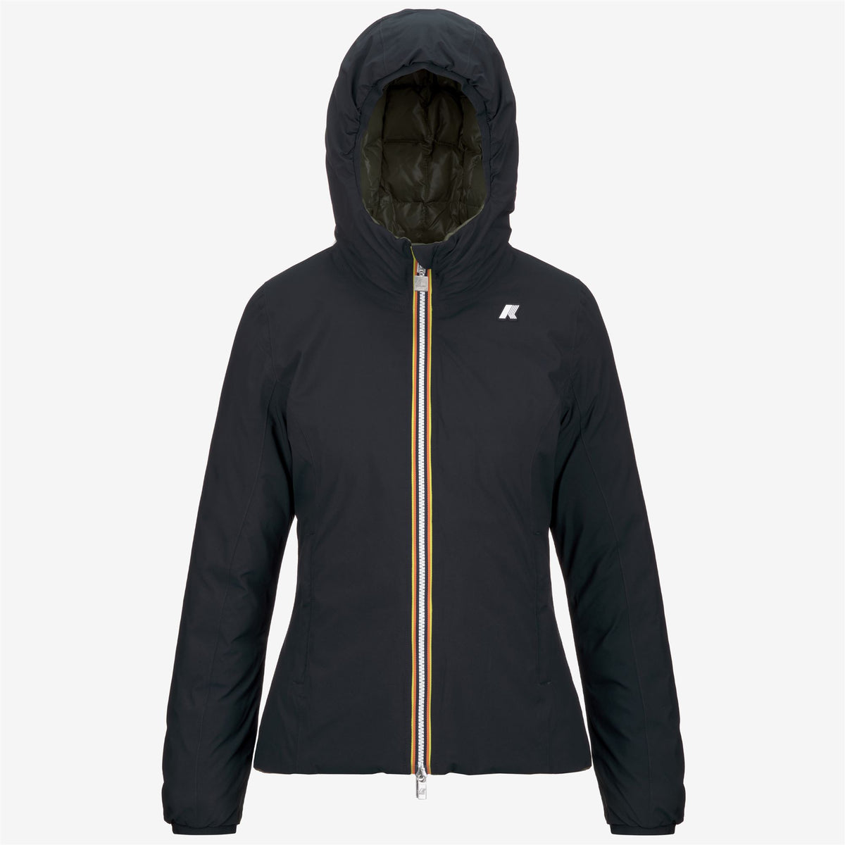 Jackets_WOMAN_LILY ST THERMO DOUBLE_Short_Blue D-Green C - Commercial 1