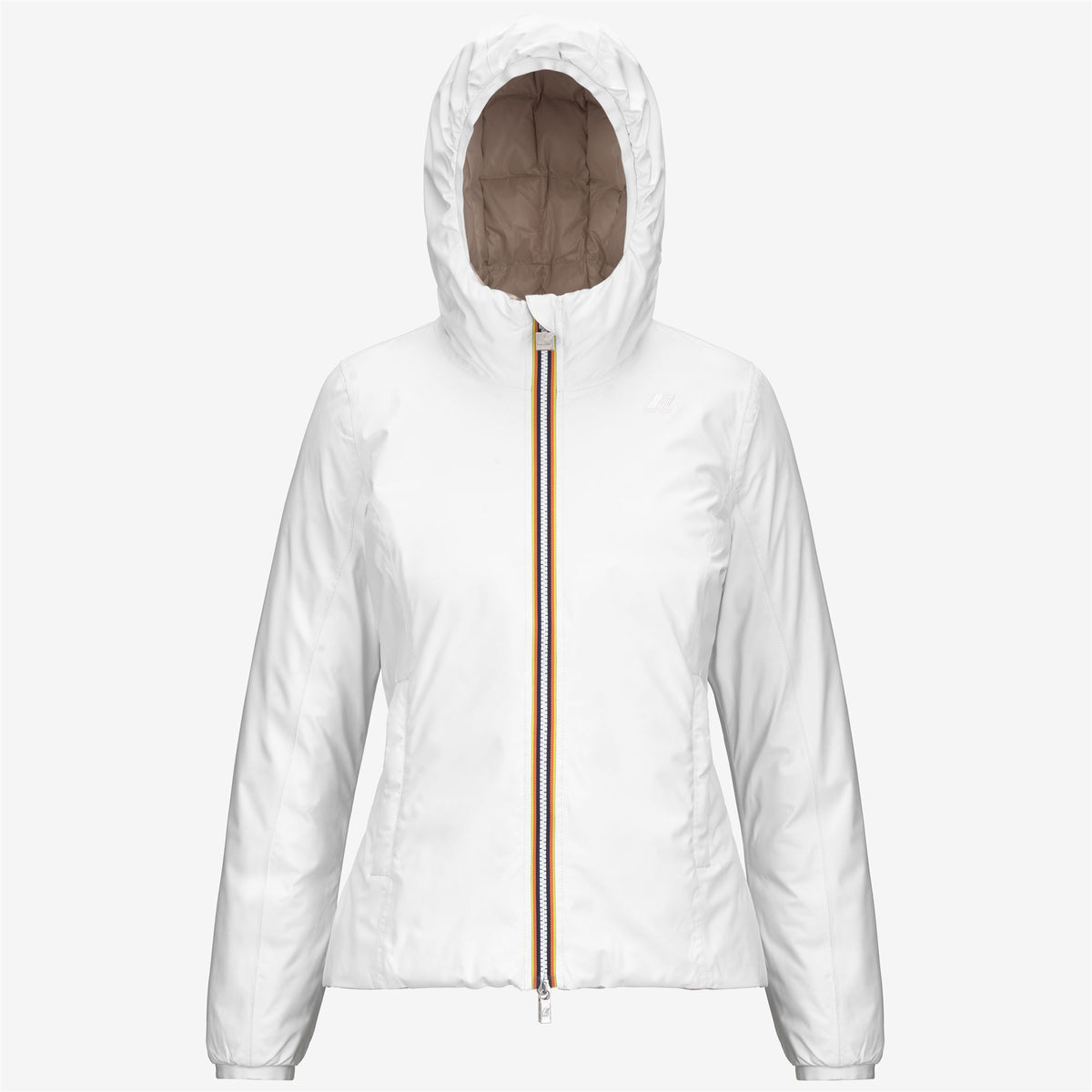 Jackets_WOMAN_LILY ST THERMO DOUBLE_Short_White G-Pink T - Commercial 1