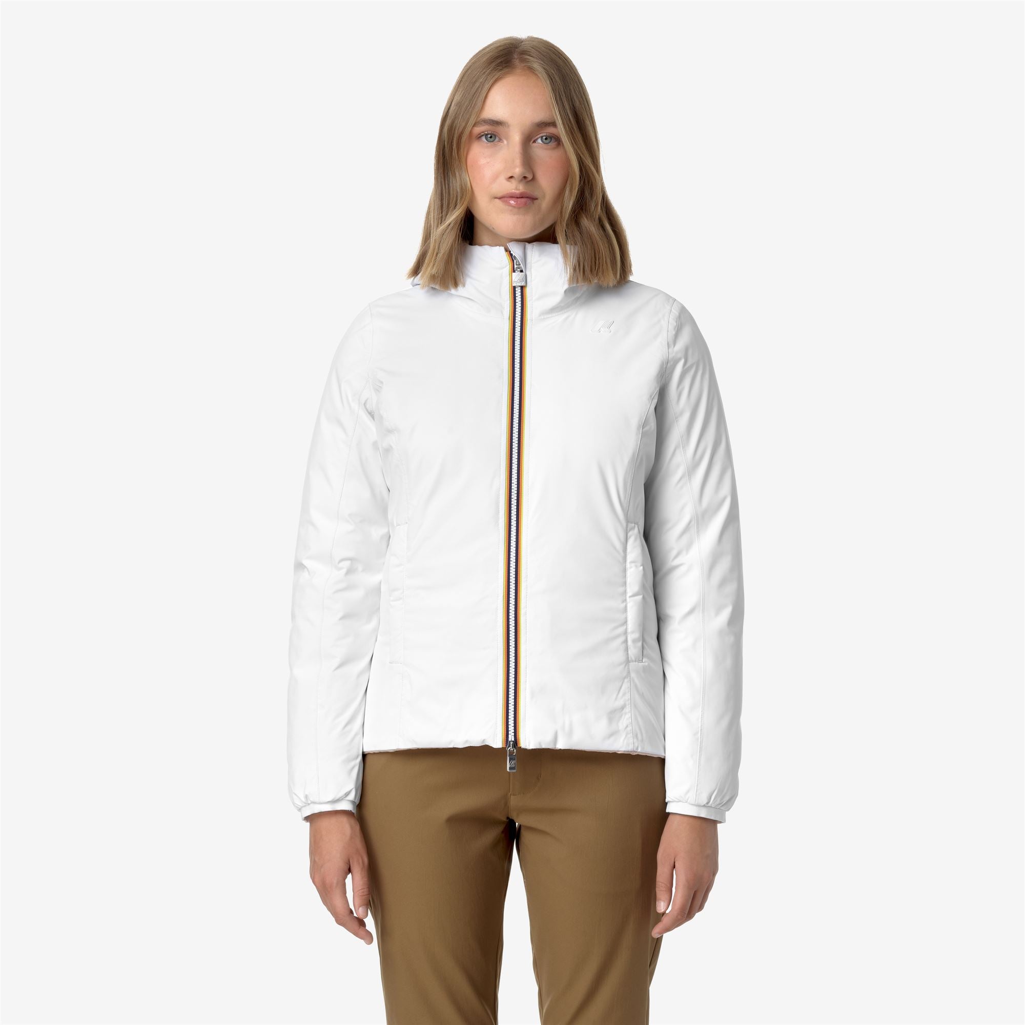 Jackets_WOMAN_LILY ST THERMO DOUBLE_Short_White G-Pink T - Commercial 4