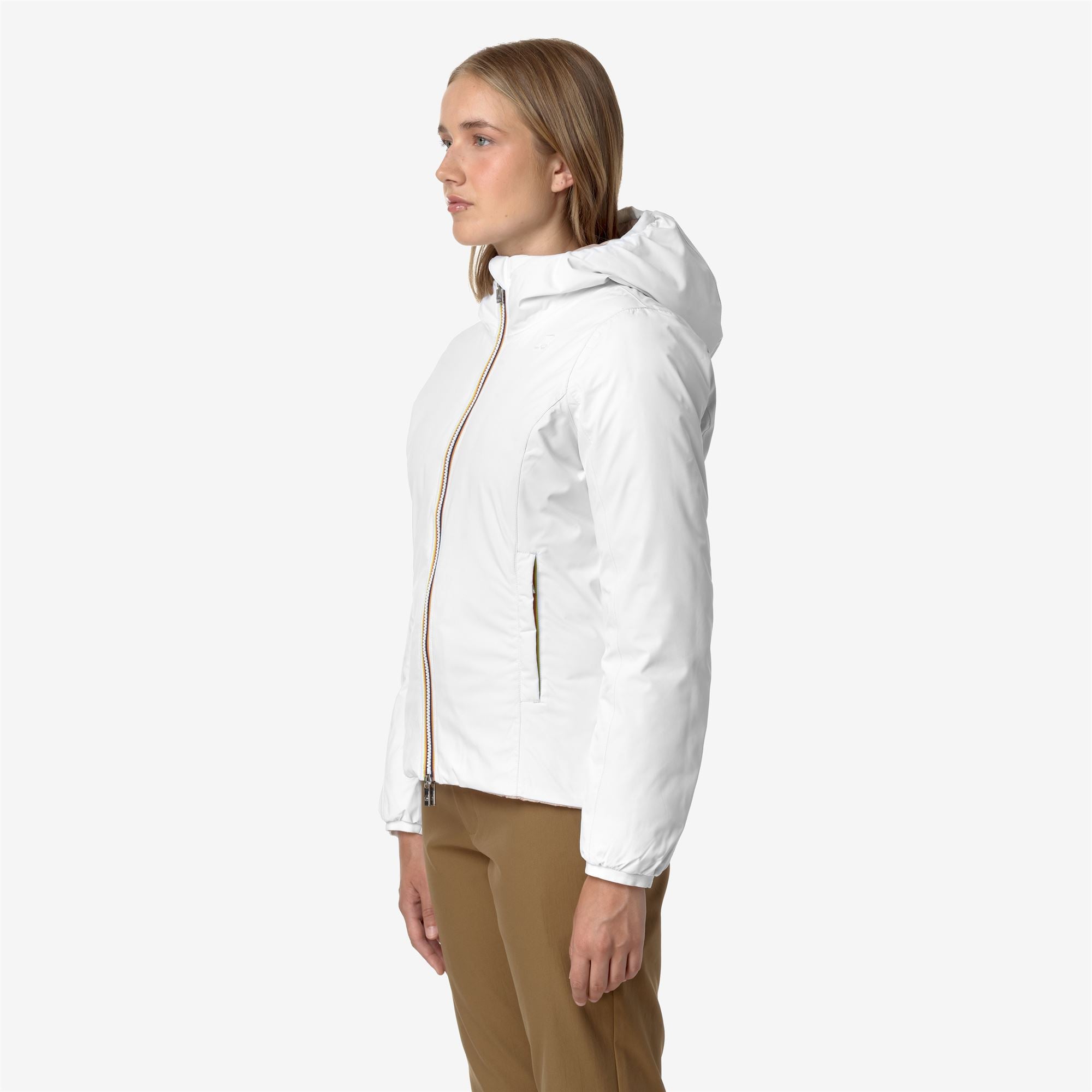 Jackets_WOMAN_LILY ST THERMO DOUBLE_Short_White G-Pink T - Commercial 5