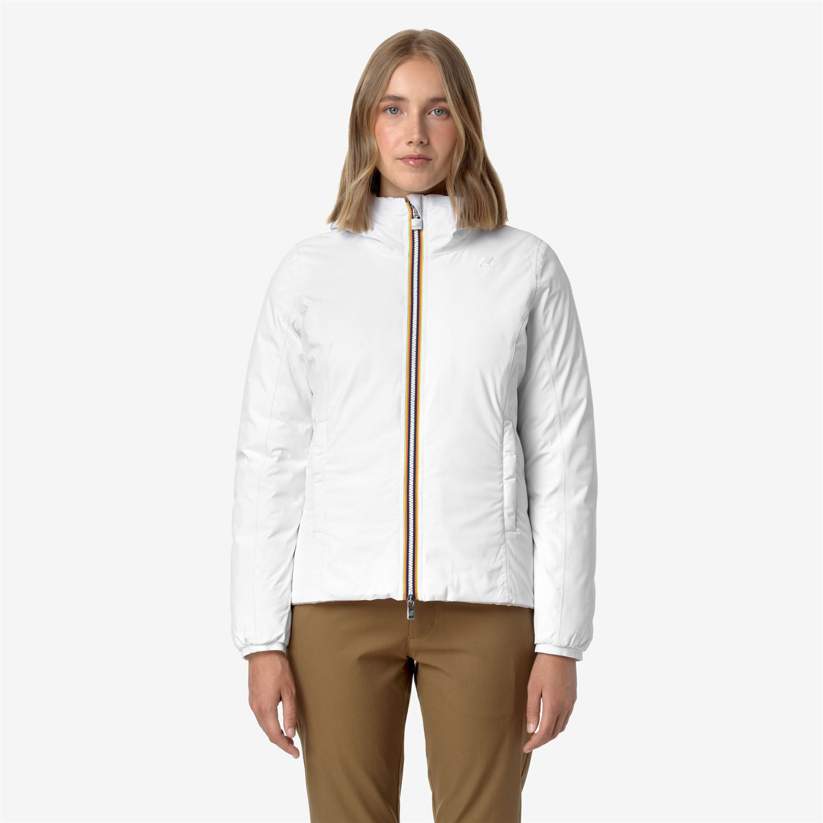 Jackets_WOMAN_LILY ST THERMO DOUBLE_Short_White G-Pink T - Commercial 4
