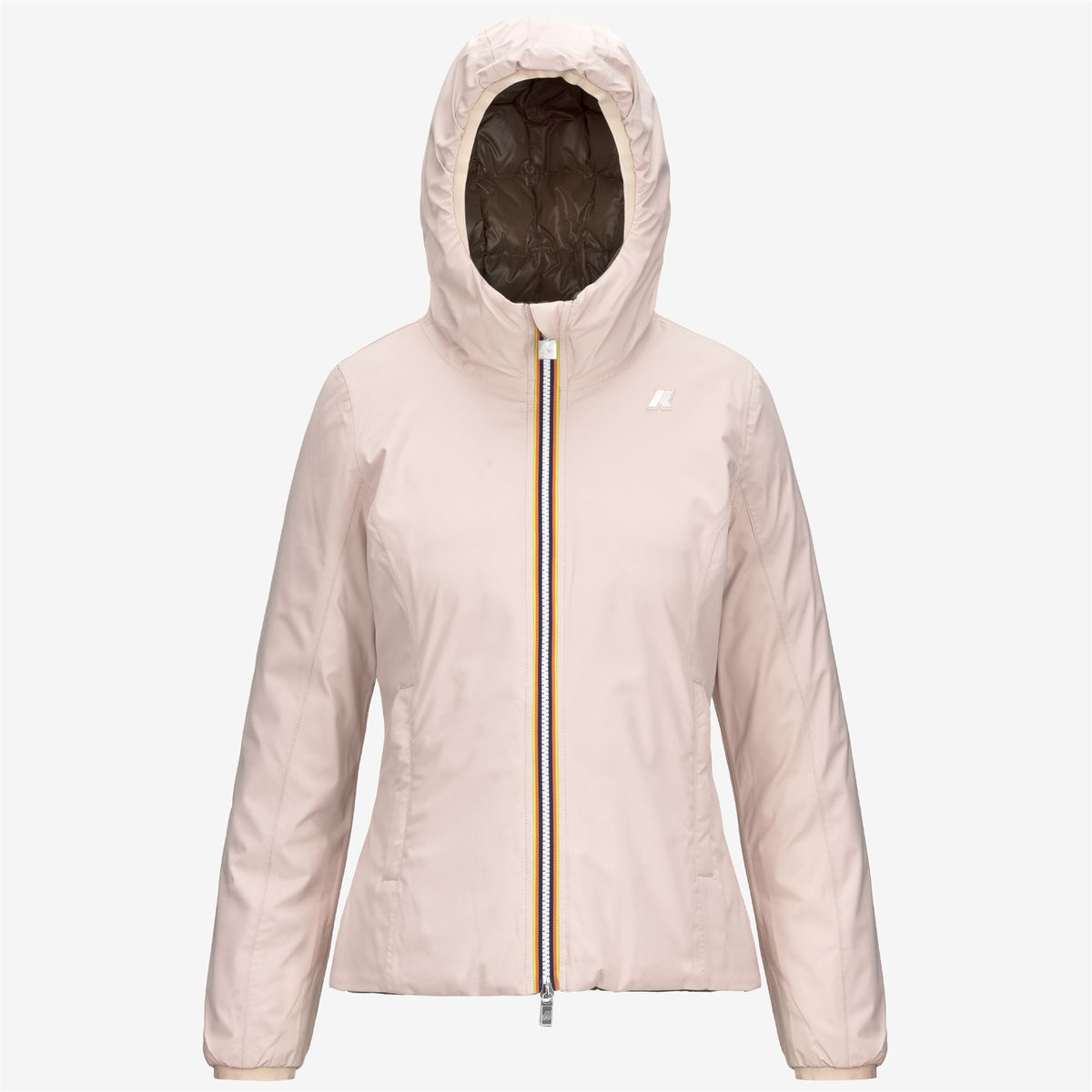 Jackets_WOMAN_LILY ST THERMO DOUBLE_Short_Pink T-Brown G - Commercial 1