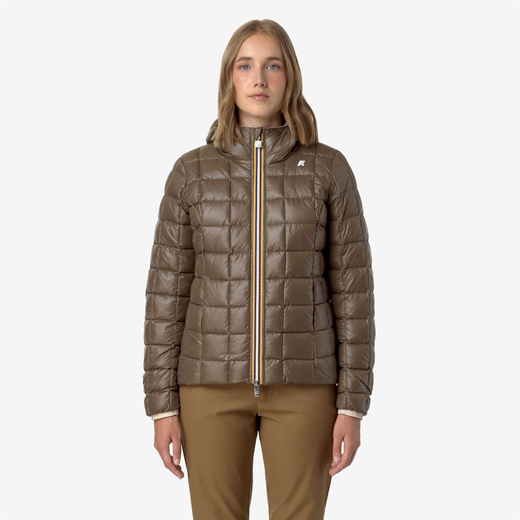Jackets_WOMAN_LILY ST THERMO DOUBLE_Short_Pink T-Brown G - Commercial 7