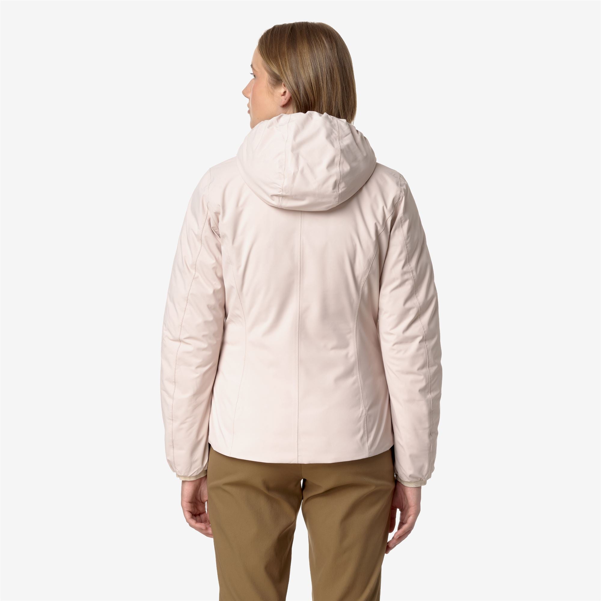 Jackets_WOMAN_LILY ST THERMO DOUBLE_Short_Pink T-Brown G - Commercial 6