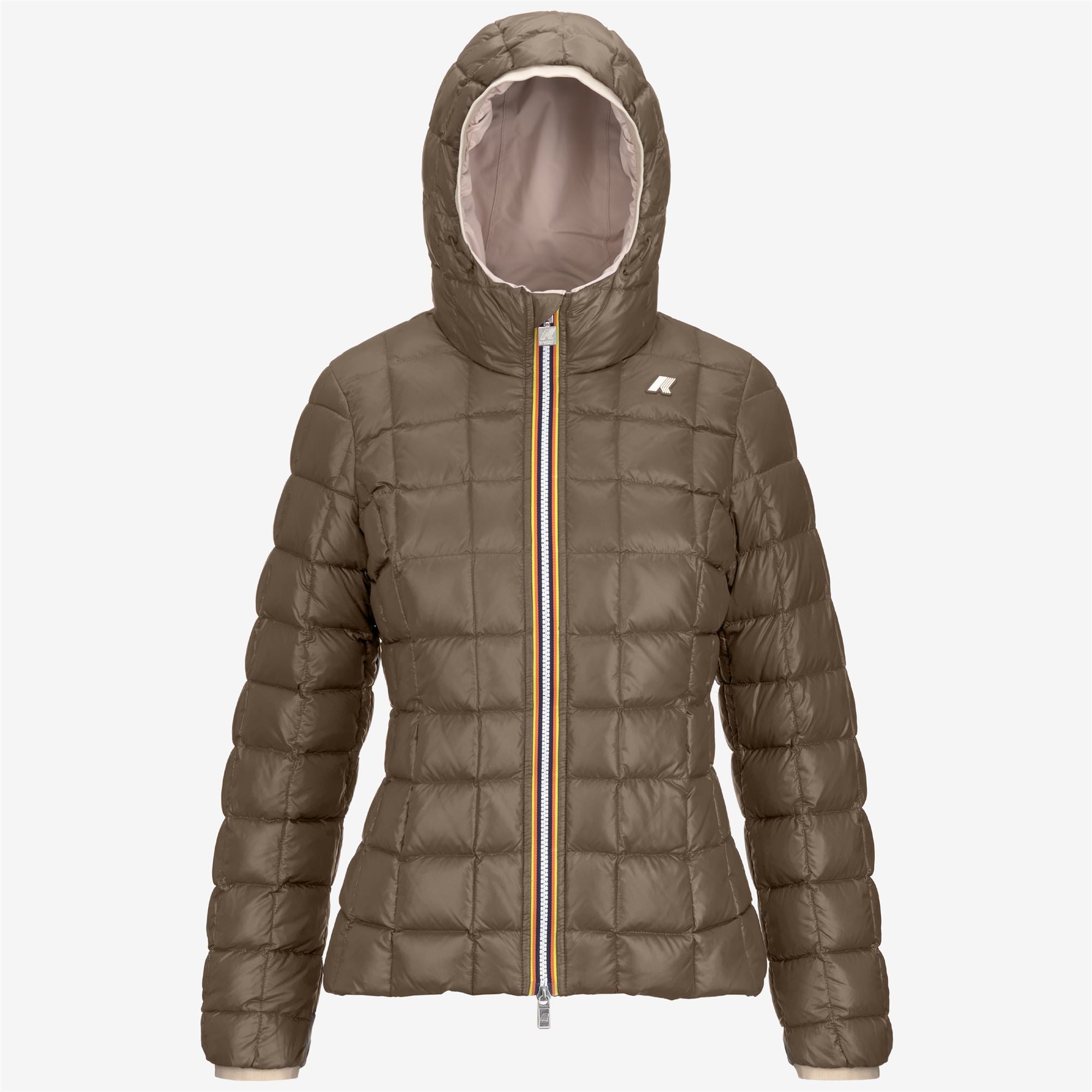 Jackets_WOMAN_LILY ST THERMO DOUBLE_Short_Pink T-Brown G - Commercial 2