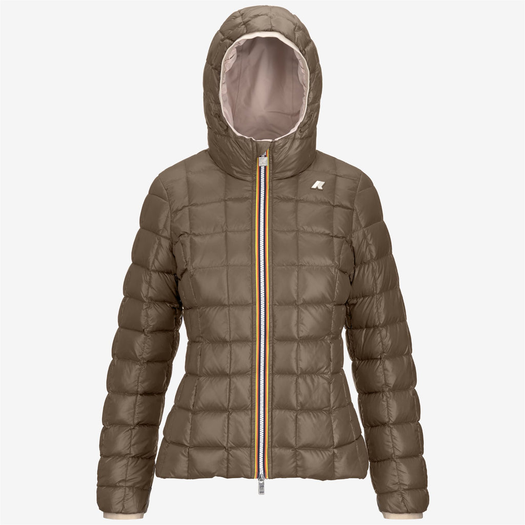 Jackets_WOMAN_LILY ST THERMO DOUBLE_Short_Pink T-Brown G - Commercial 2