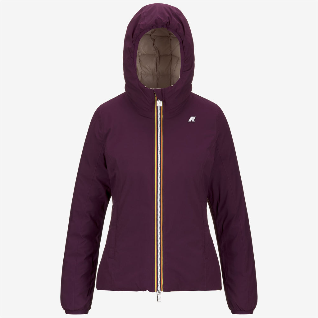 Jackets_WOMAN_LILY ST THERMO DOUBLE_Short_Violet Dk-Pink T - Commercial 1