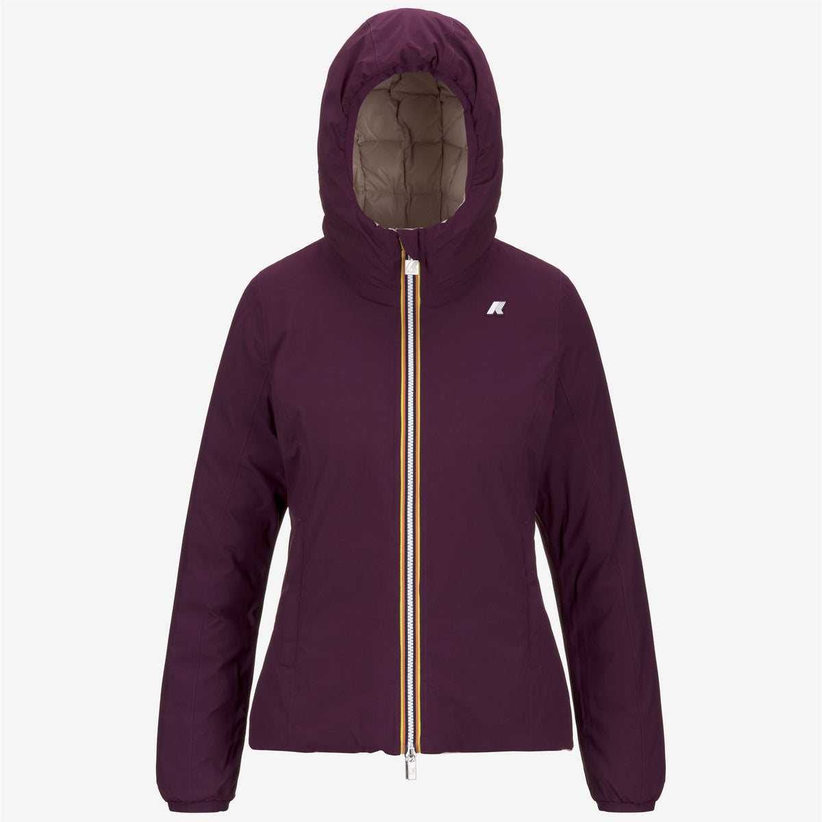 Jackets_WOMAN_LILY ST THERMO DOUBLE_Short_Violet Dk-Pink T - Commercial 1