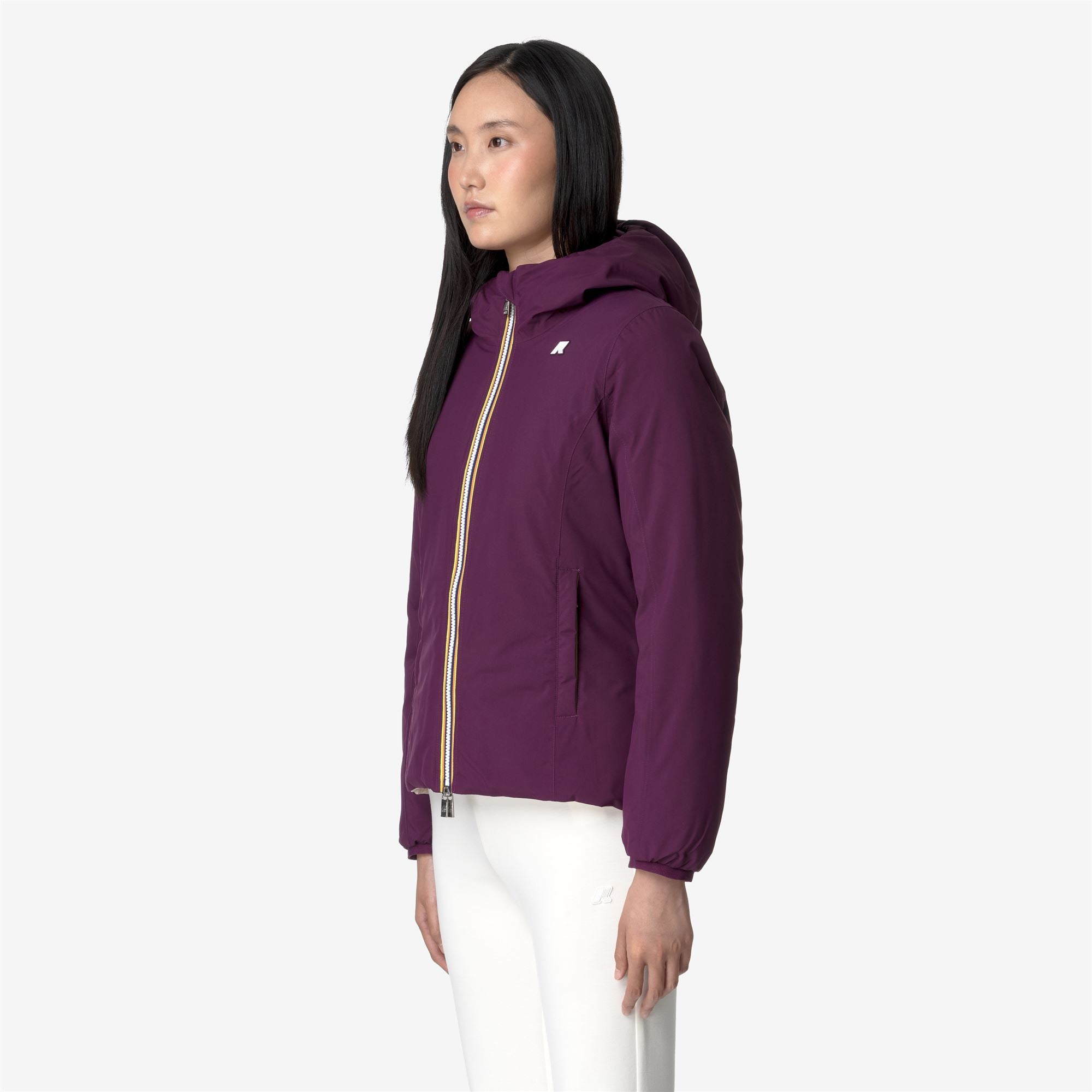 Jackets_WOMAN_LILY ST THERMO DOUBLE_Short_Violet Dk-Pink T - Commercial 5