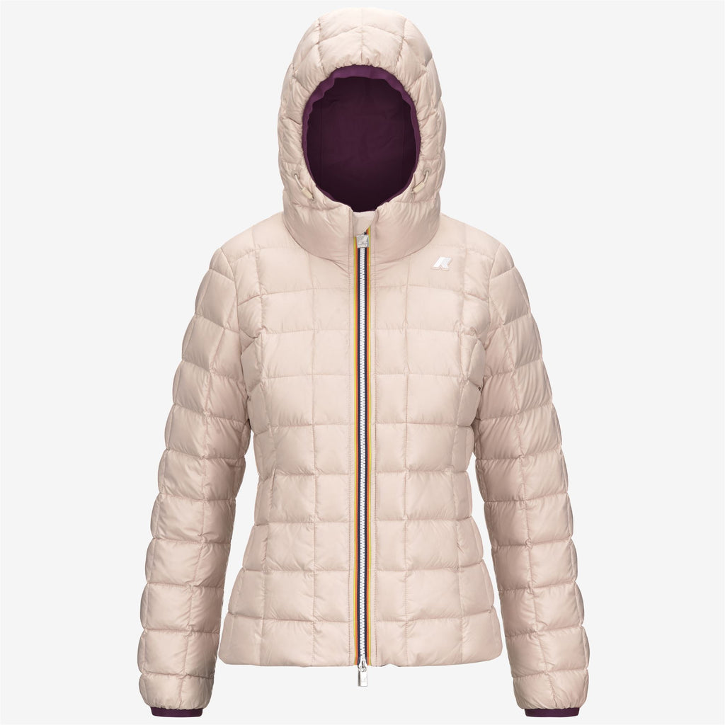 Jackets_WOMAN_LILY ST THERMO DOUBLE_Short_Violet Dk-Pink T - Commercial 2