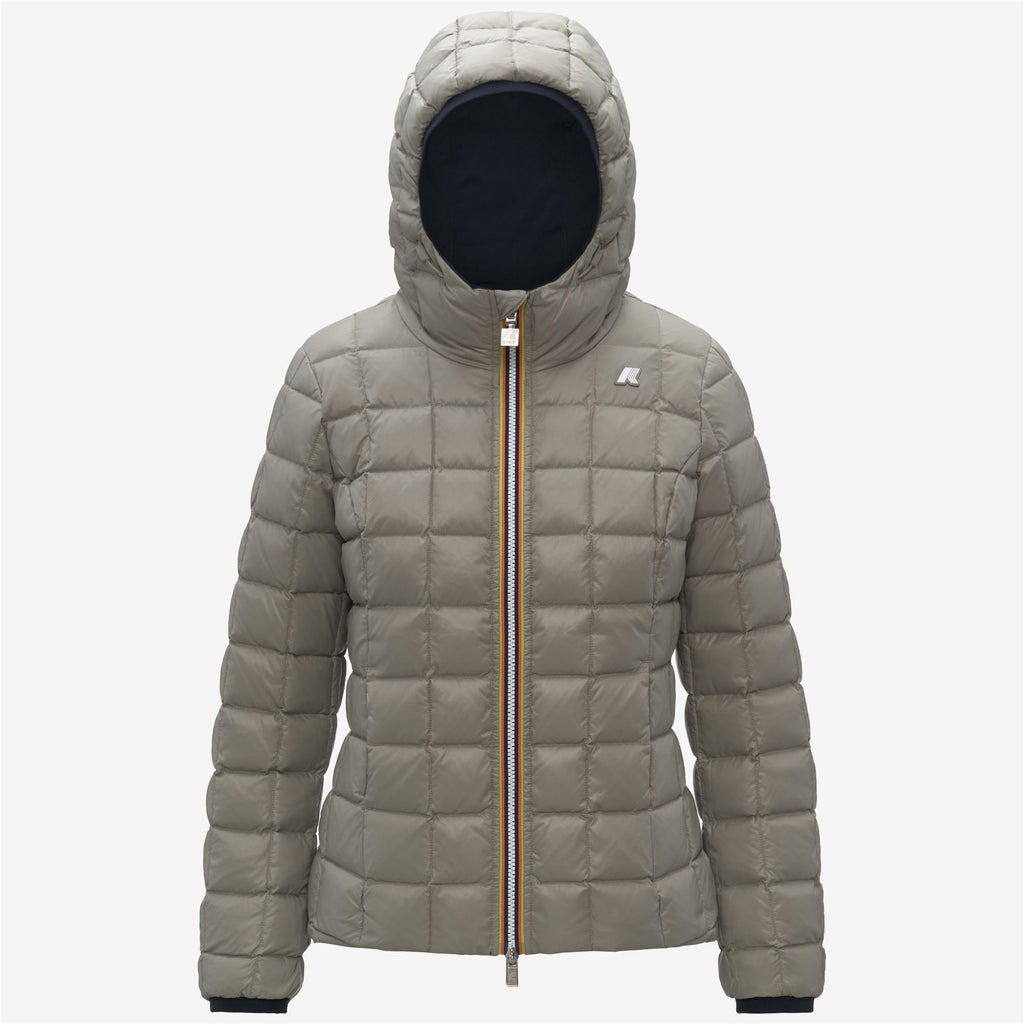 Jackets_WOMAN_LILY ST THERMO DOUBLE_Short_Blue Depth - Green Oak - Commercial 2