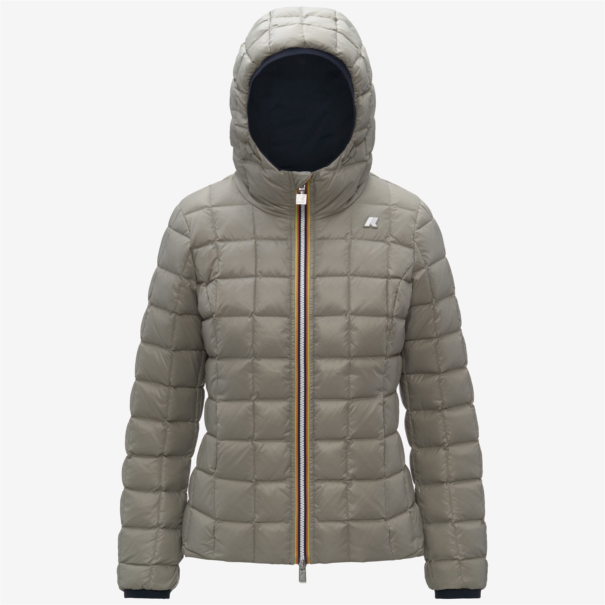 Jackets_WOMAN_LILY ST THERMO DOUBLE_Short_Blue Depth - Green Oak - Commercial 2