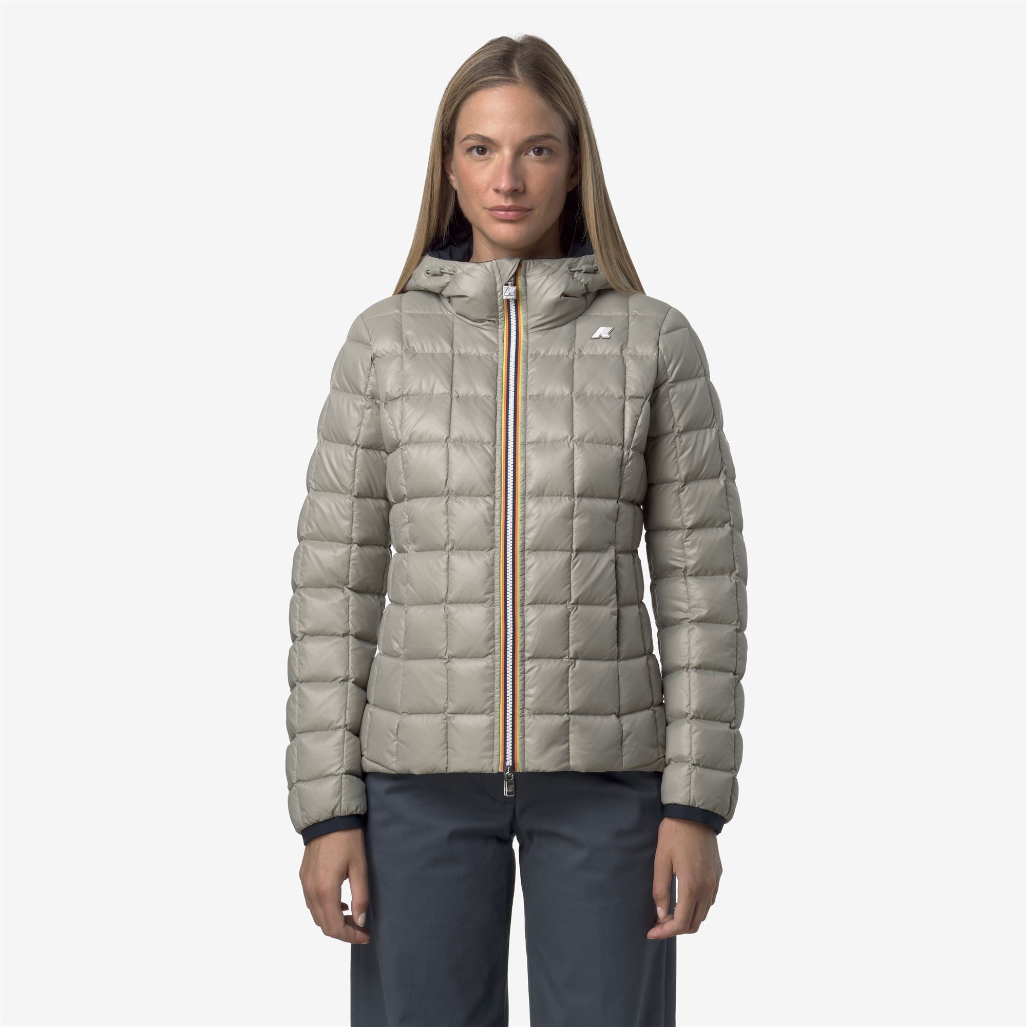 Jackets_WOMAN_LILY ST THERMO DOUBLE_Short_Blue Depth - Green Oak - Commercial 7