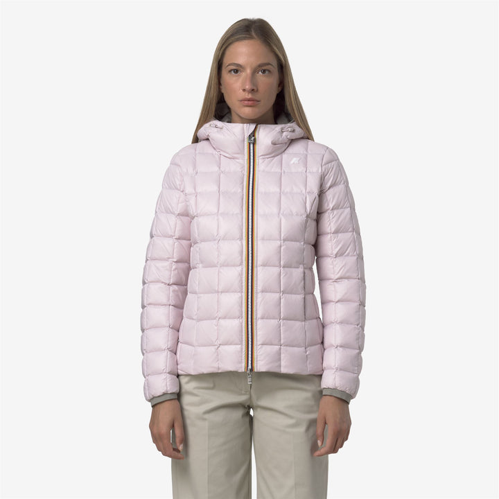 Giacca corta isolante reversibile da donna verde 3