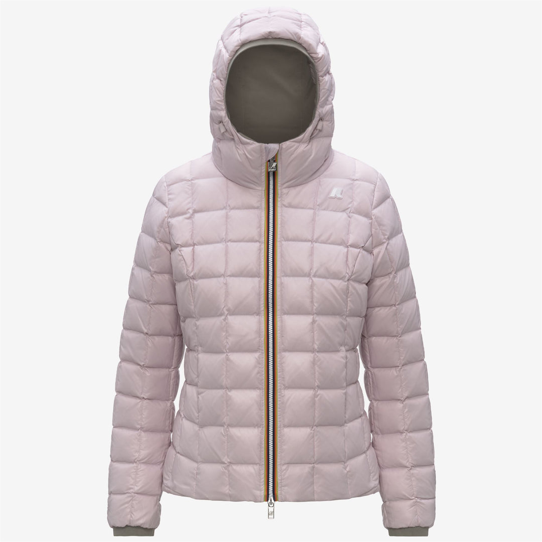 Giacca corta isolante reversibile da donna verde main