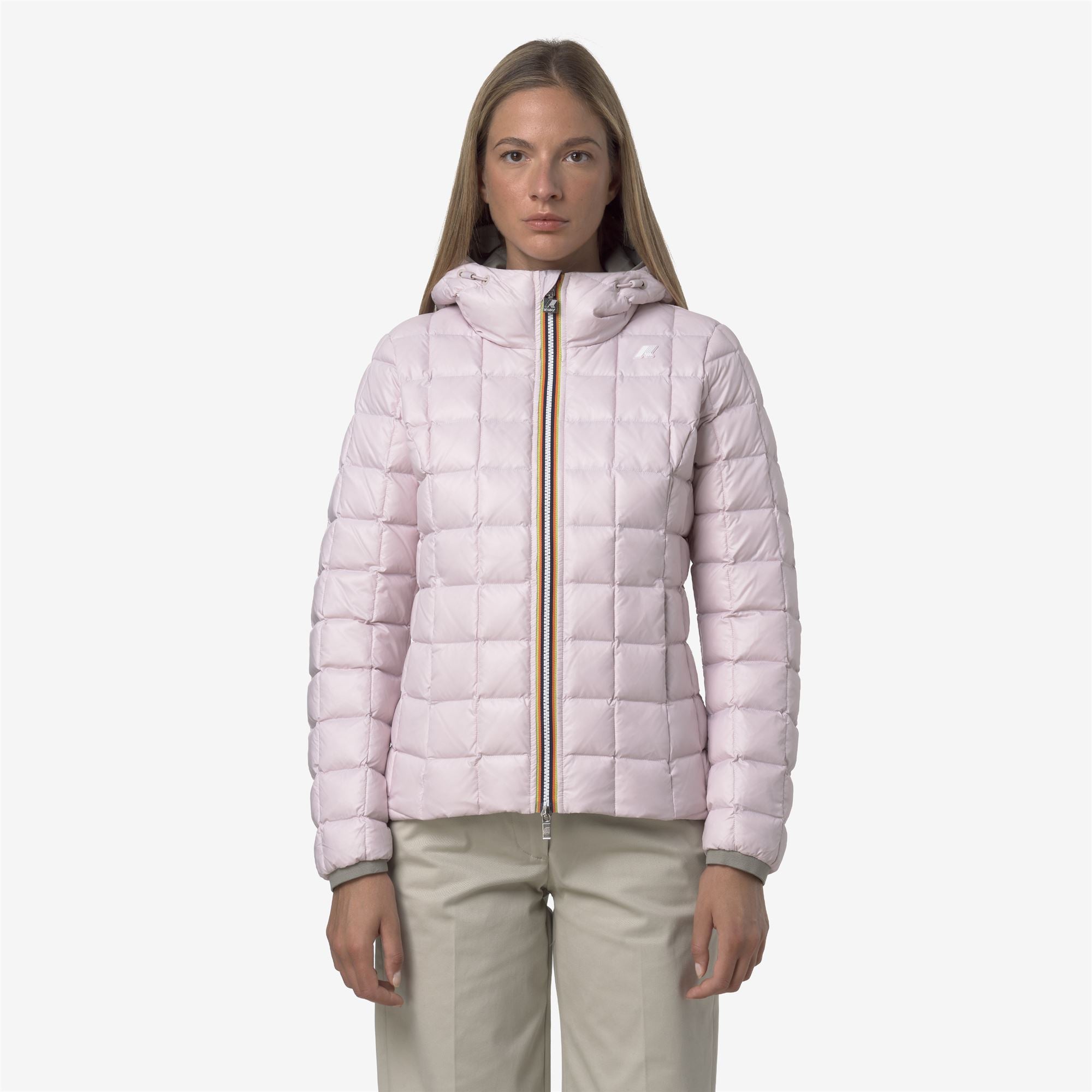 Jackets_WOMAN_LILY ST THERMO DOUBLE_Short_Green Oak - Rose Hushed - Commercial 7