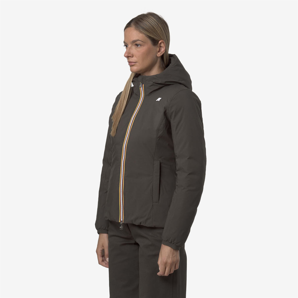 Jackets_WOMAN_LILY ST THERMO DOUBLE_Short_Black Olive - Green Oak - Commercial 5
