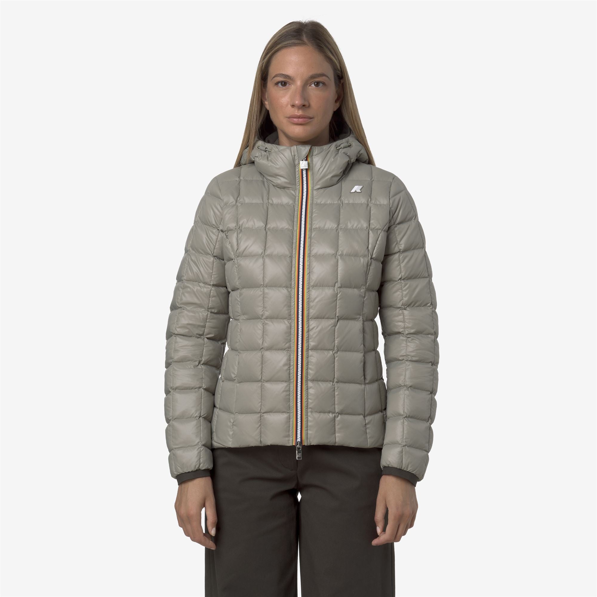 Jackets_WOMAN_LILY ST THERMO DOUBLE_Short_Black Olive - Green Oak - Commercial 7