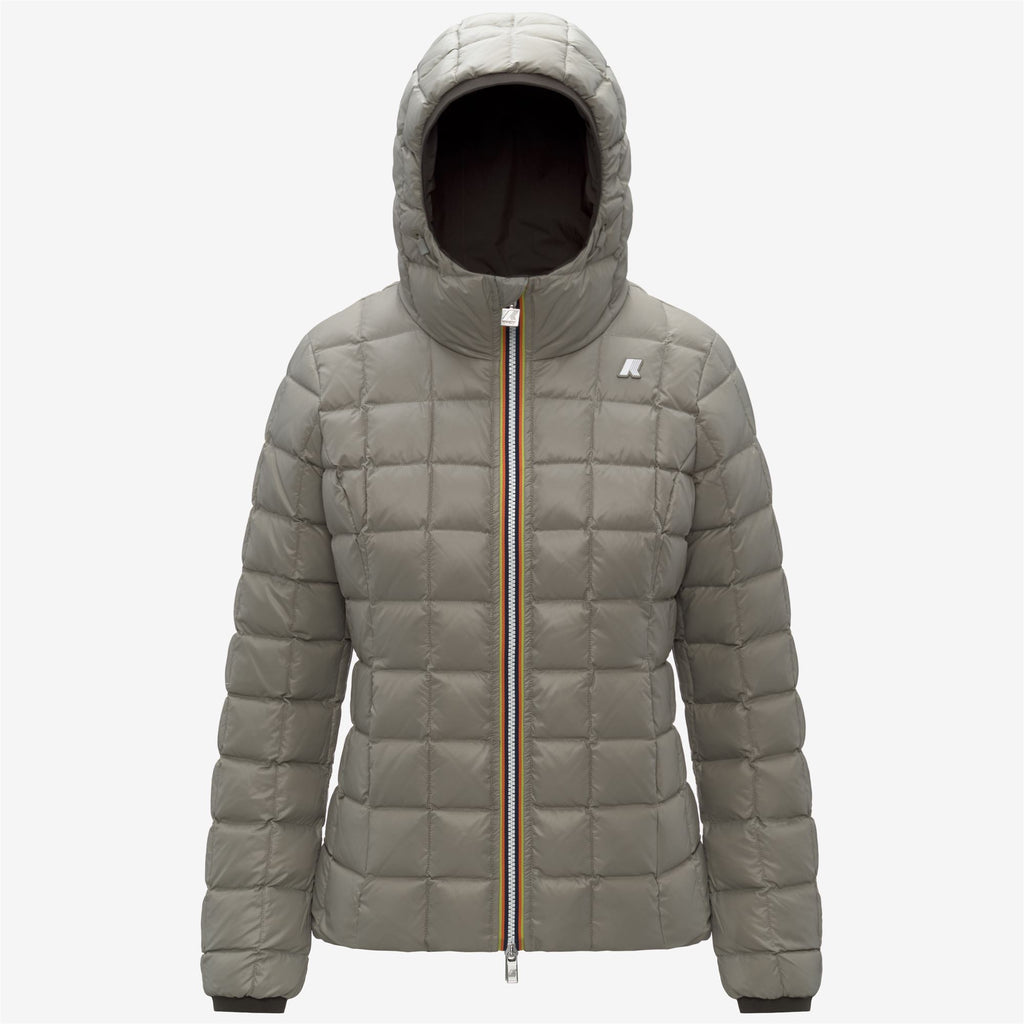 Jackets_WOMAN_LILY ST THERMO DOUBLE_Short_Black Olive - Green Oak - Commercial 2