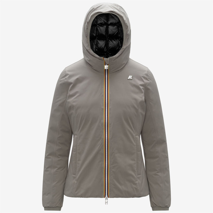 Giacca corta isolante reversibile da donna Green Oak 1