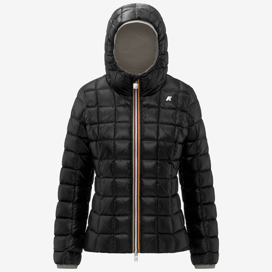 Giacca corta isolante reversibile da donna Green Oak main