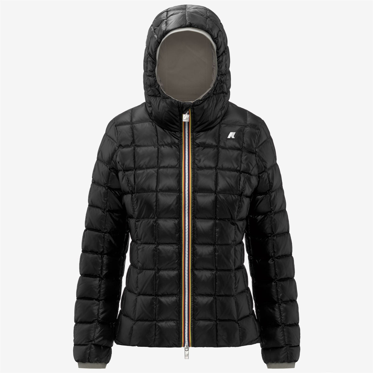 Jackets_WOMAN_LILY ST THERMO DOUBLE_Short_Green Oak - Black Pure - Commercial 2