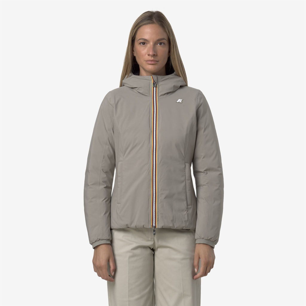 Jackets_WOMAN_LILY ST THERMO DOUBLE_Short_Green Oak - Black Pure - Commercial 3