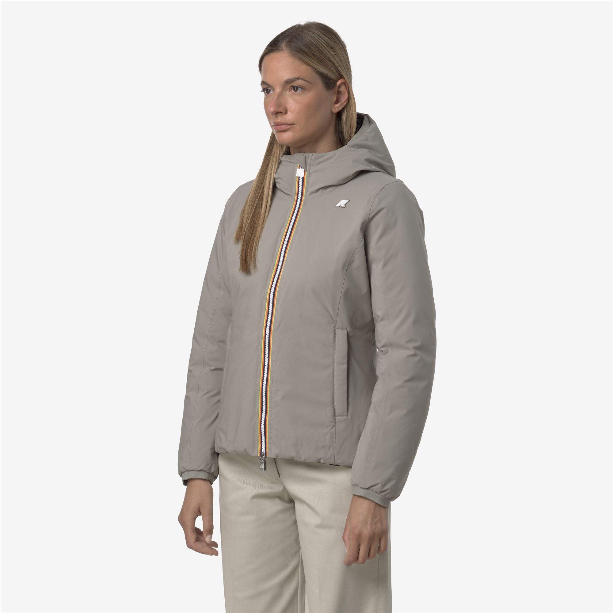 Jackets_WOMAN_LILY ST THERMO DOUBLE_Short_Green Oak - Black Pure - Commercial 5