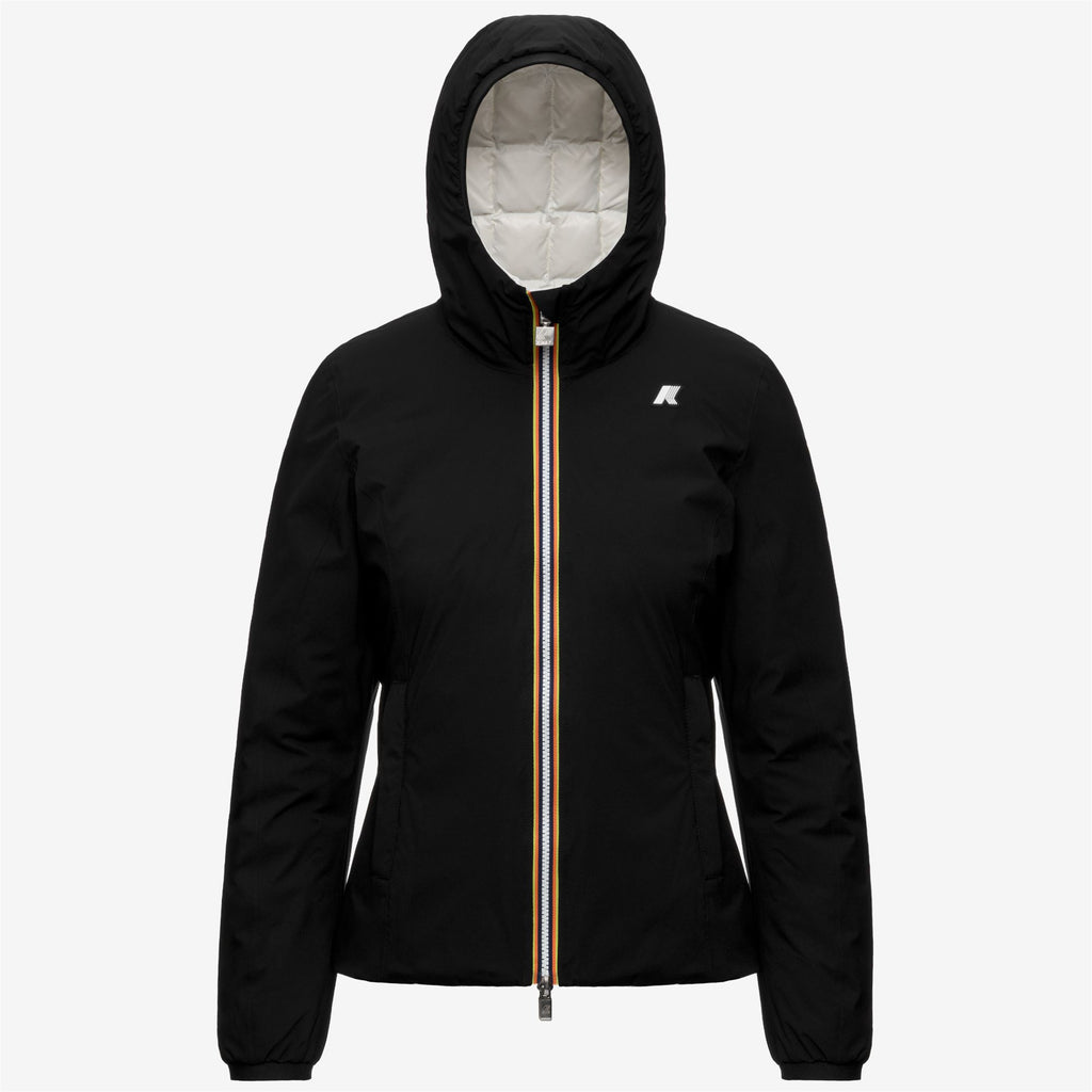 Jackets_Woman_LILY ST THERMO DOUBLE_Short_Black Pure - White Natural - Commercial 1