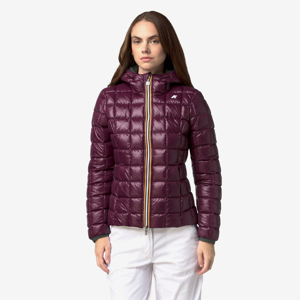 Jackets_Woman_LILY ST THERMO DOUBLE_Short_GREEN BL -Violet M - Commercial 3