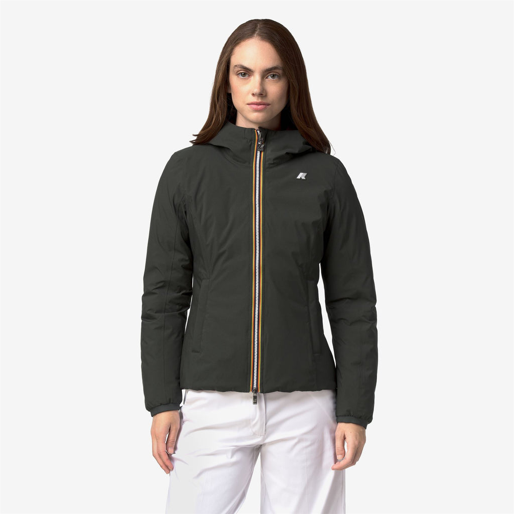 Jackets_Woman_LILY ST THERMO DOUBLE_Short_GREEN BL -Violet M - Commercial 4