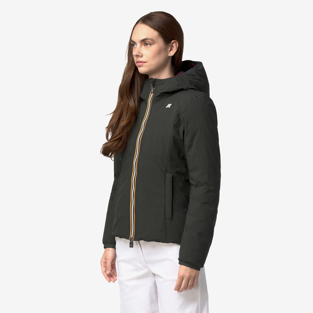 Jackets_Woman_LILY ST THERMO DOUBLE_Short_GREEN BL -Violet M - Commercial 5