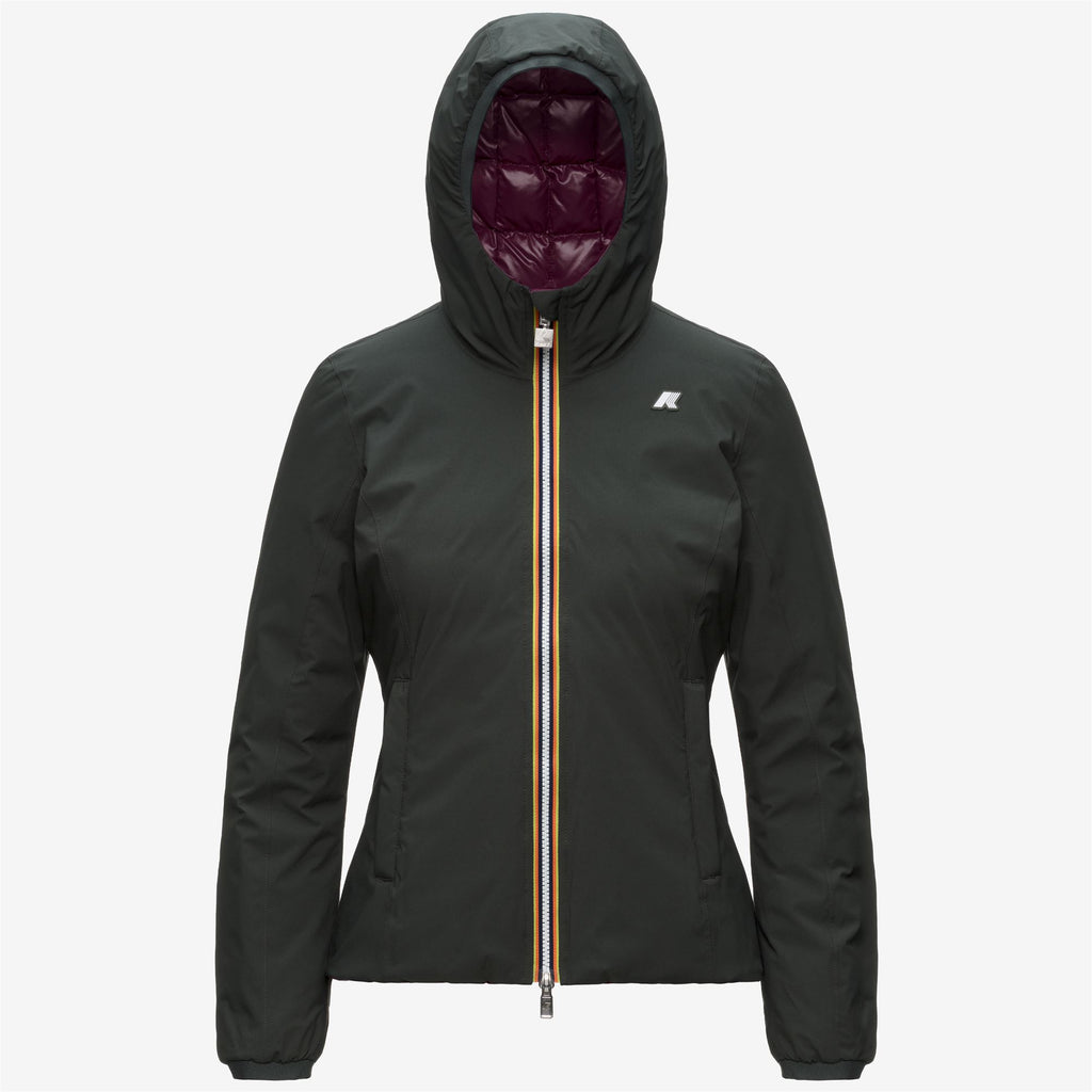 Jackets_Woman_LILY ST THERMO DOUBLE_Short_GREEN BL -Violet M - Commercial 1