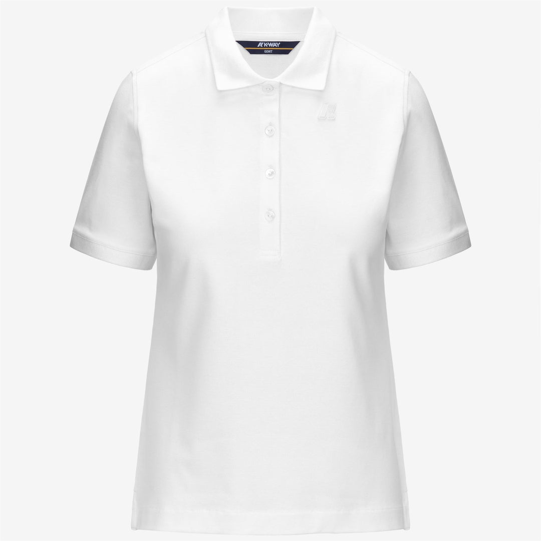 Polo Donna Stretch Piqué Grigia e Bianca per Abbigliamento Casual 01