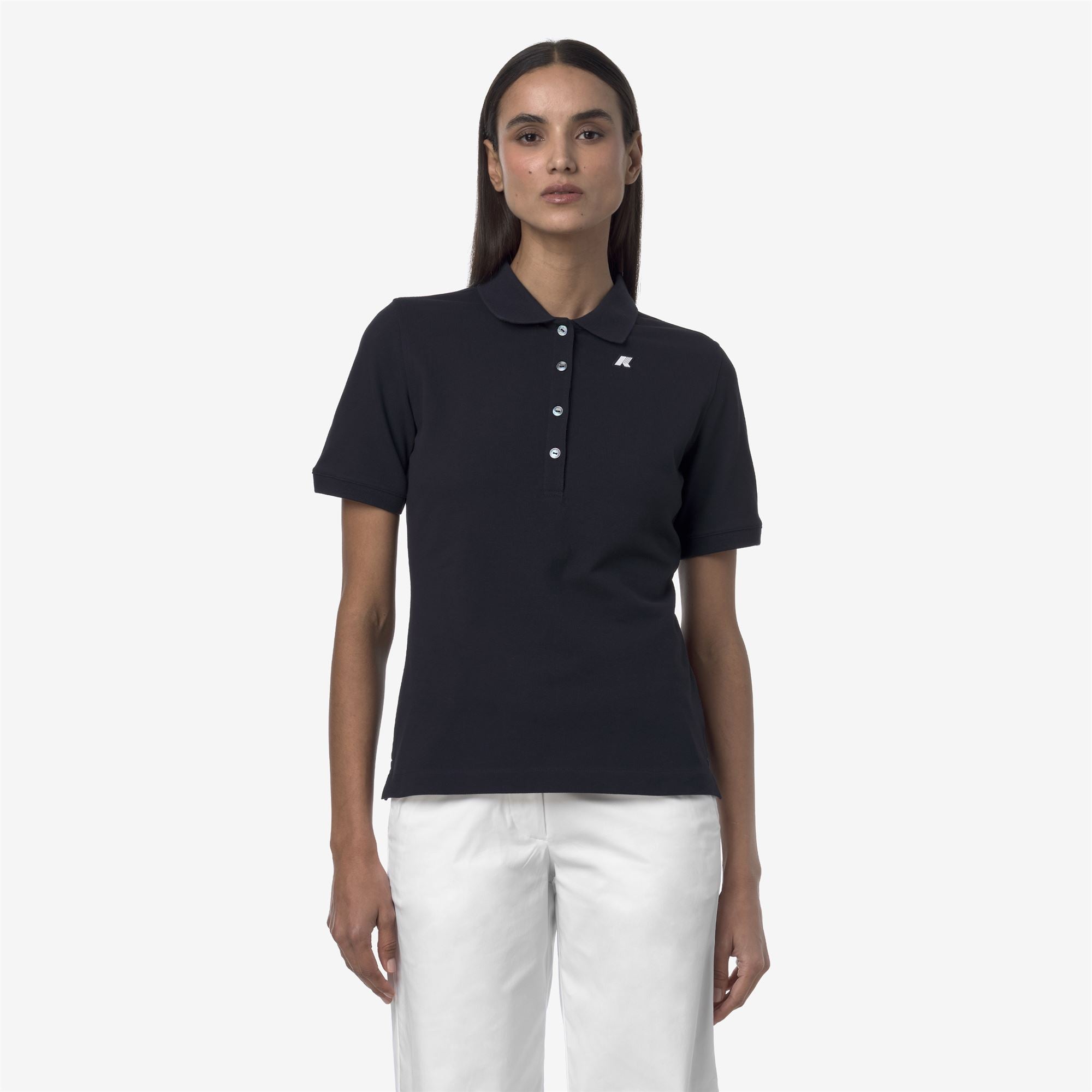 Polo Shirts_WOMAN_ALI PIQUE_Polo_Blue Depth - Commercial 4