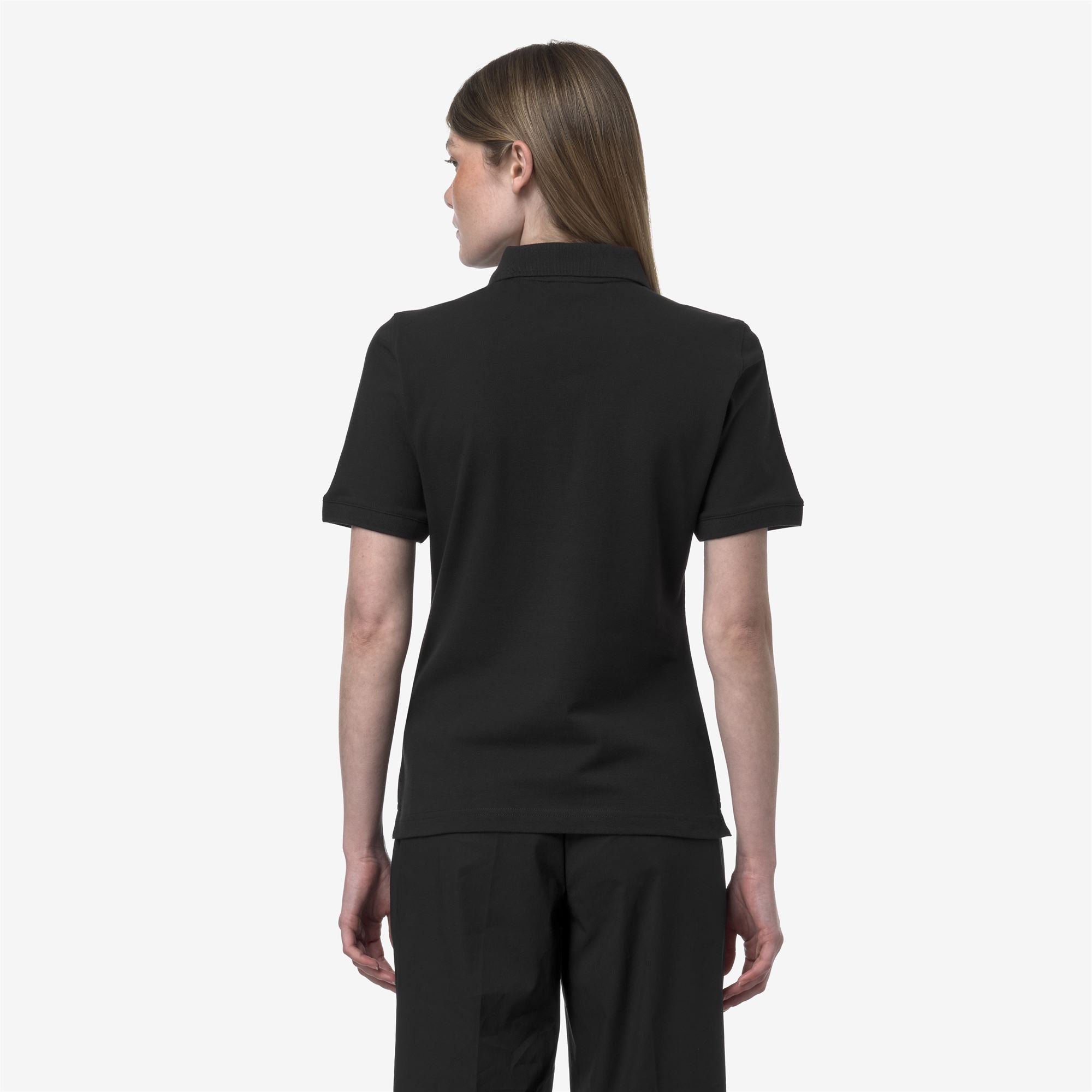 Polo Shirts_WOMAN_ALI PIQUE_Polo_Black Pure - Commercial 6