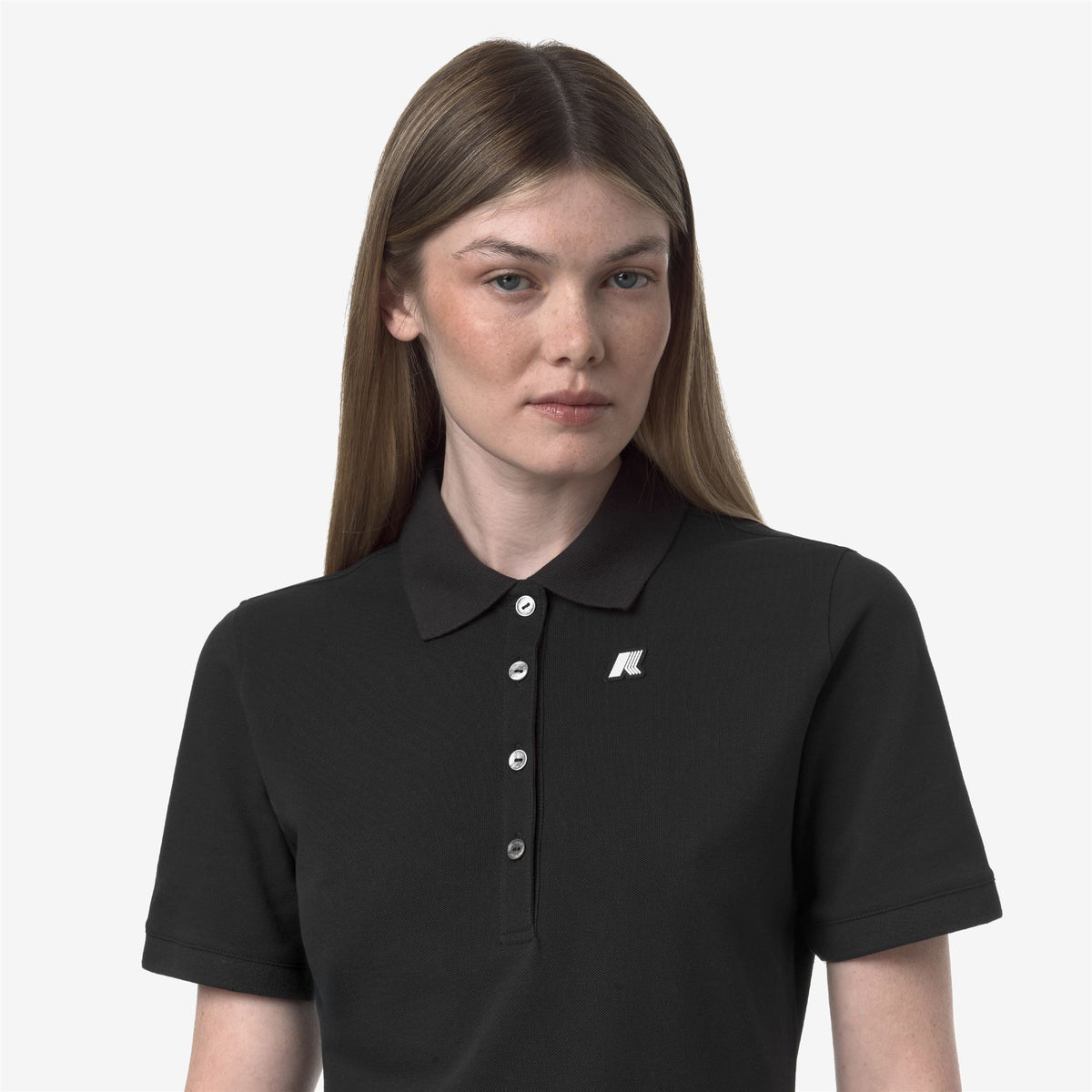 Polo Shirts_WOMAN_ALI PIQUE_Polo_Black Pure - Commercial 7