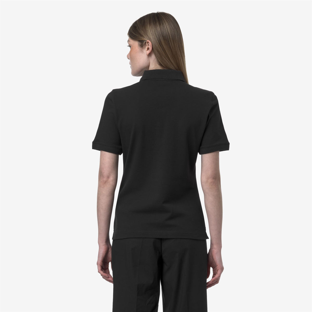 Polo Shirts_WOMAN_ALI PIQUE_Polo_Black Pure - Commercial 6