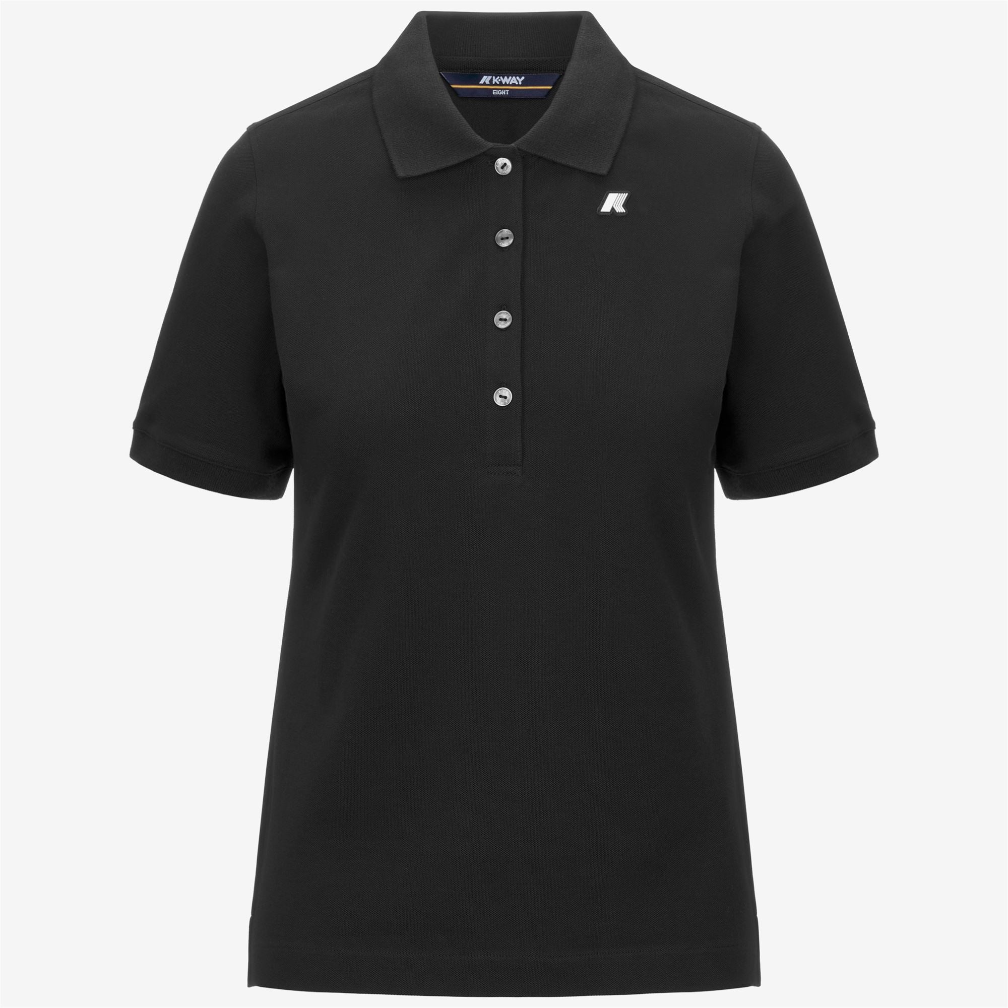 Polo Shirts_WOMAN_ALI PIQUE_Polo_Black Pure - Commercial 1