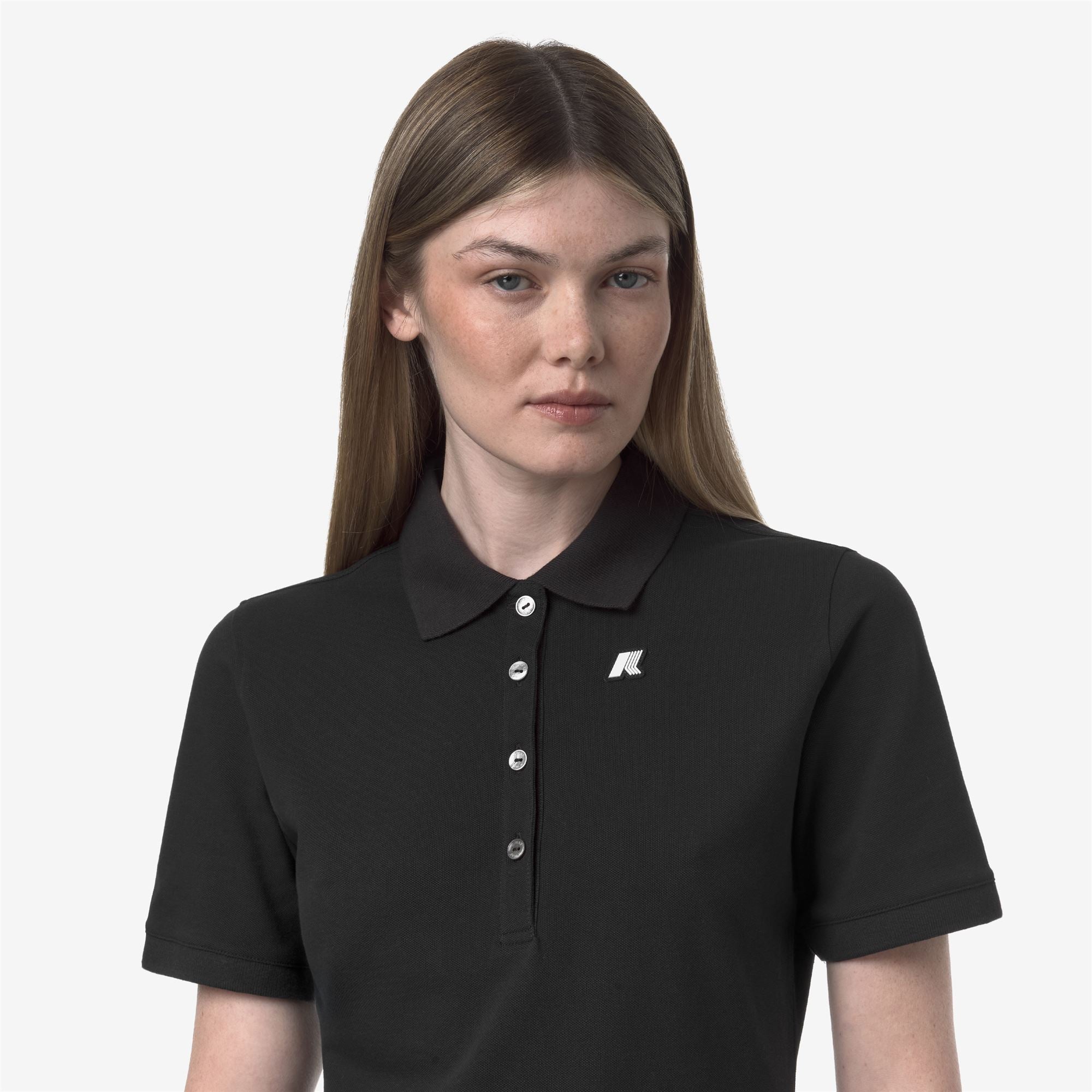Polo Shirts_WOMAN_ALI PIQUE_Polo_Black Pure - Commercial 7
