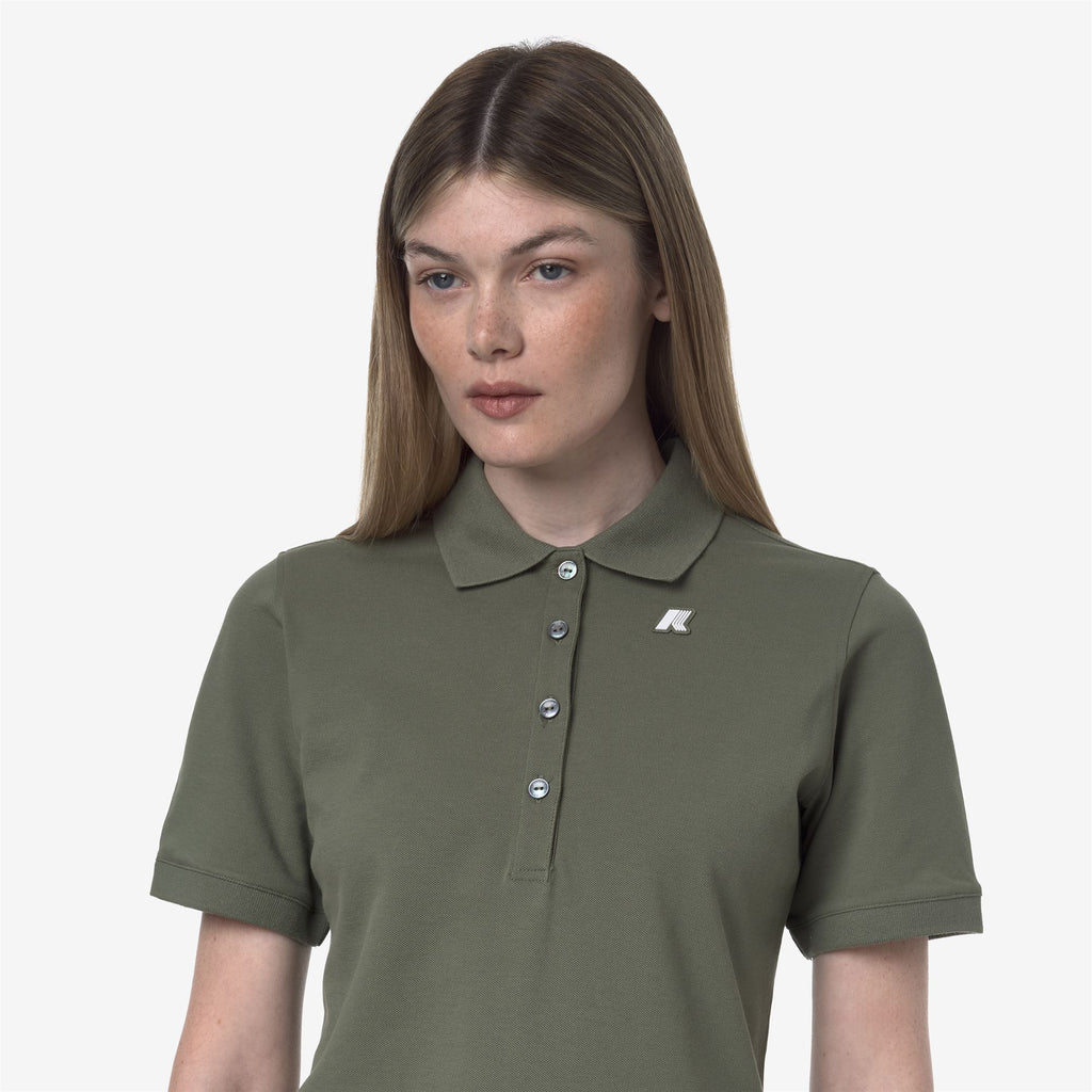 Polo Shirts_WOMAN_ALI PIQUE_Polo_Green Lichen - Commercial 7