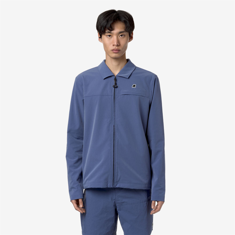 Blue Unisex Fleece Outdoor Jacket with Zip and Breathability Features 02