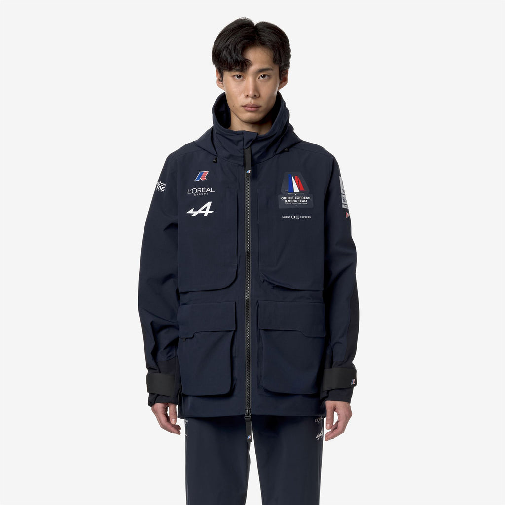 Jackets_UNISEX_BARROW ORIENT EXPRESS AC_3/4 Length_Blue Dress - Commercial 4