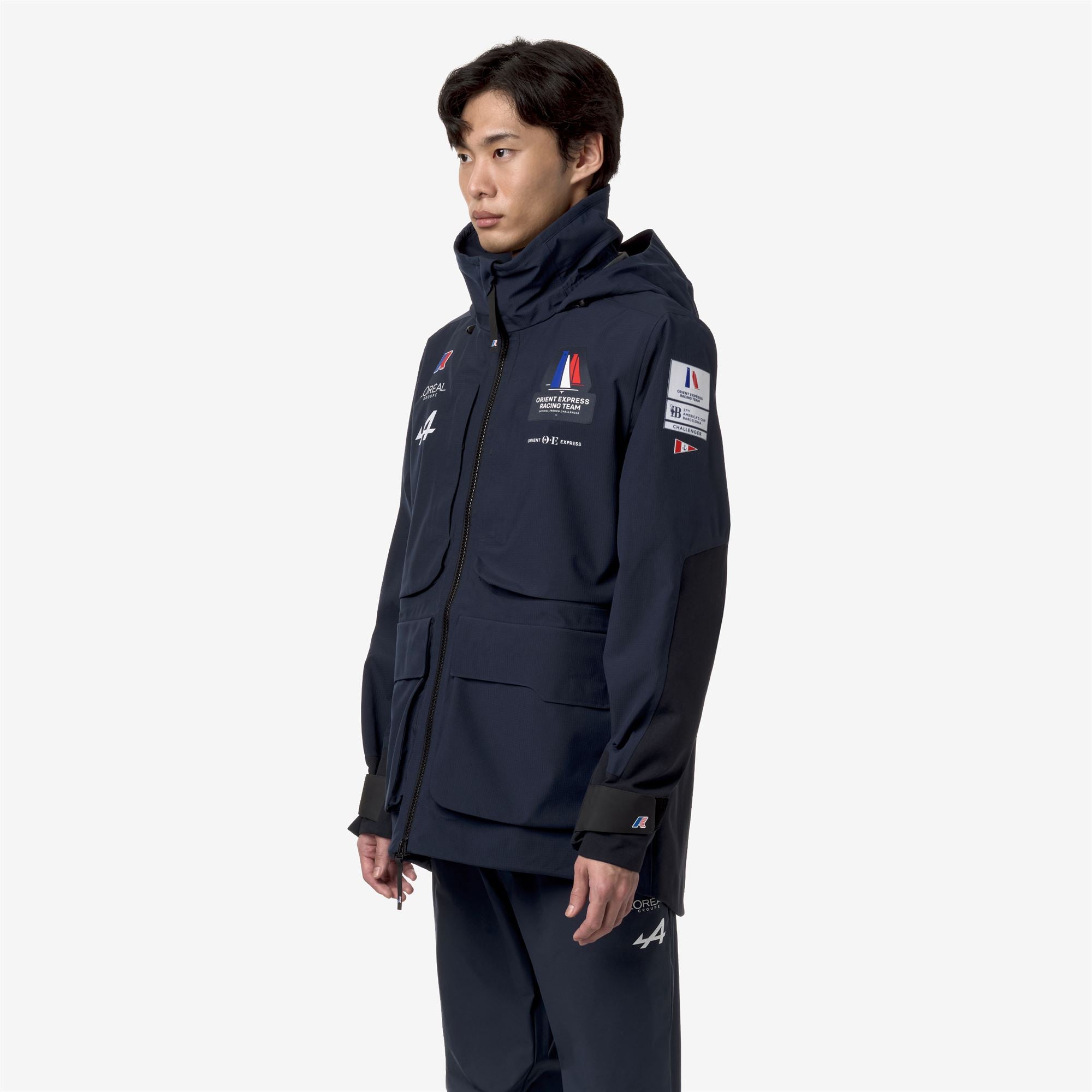 Jackets_UNISEX_BARROW ORIENT EXPRESS AC_3/4 Length_Blue Dress - Commercial 5