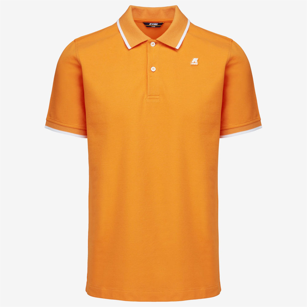 Polo Shirts_MAN_KAI_Polo_Orange Russet - Commercial 1