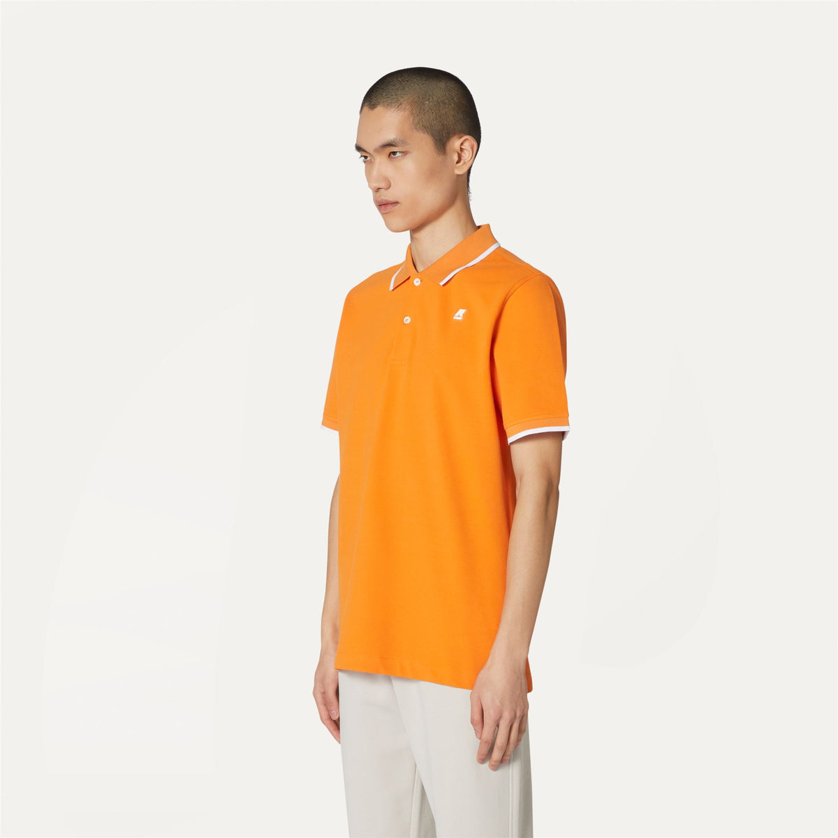 Polo Shirts_MAN_KAI_Polo_Orange Russet - Commercial 5