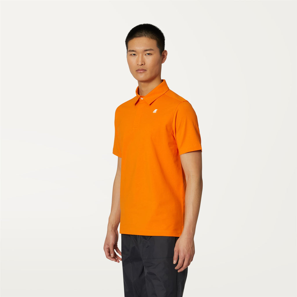 Polo Shirts_MAN_VINCELLE_Polo_Orange Russet - Commercial 5